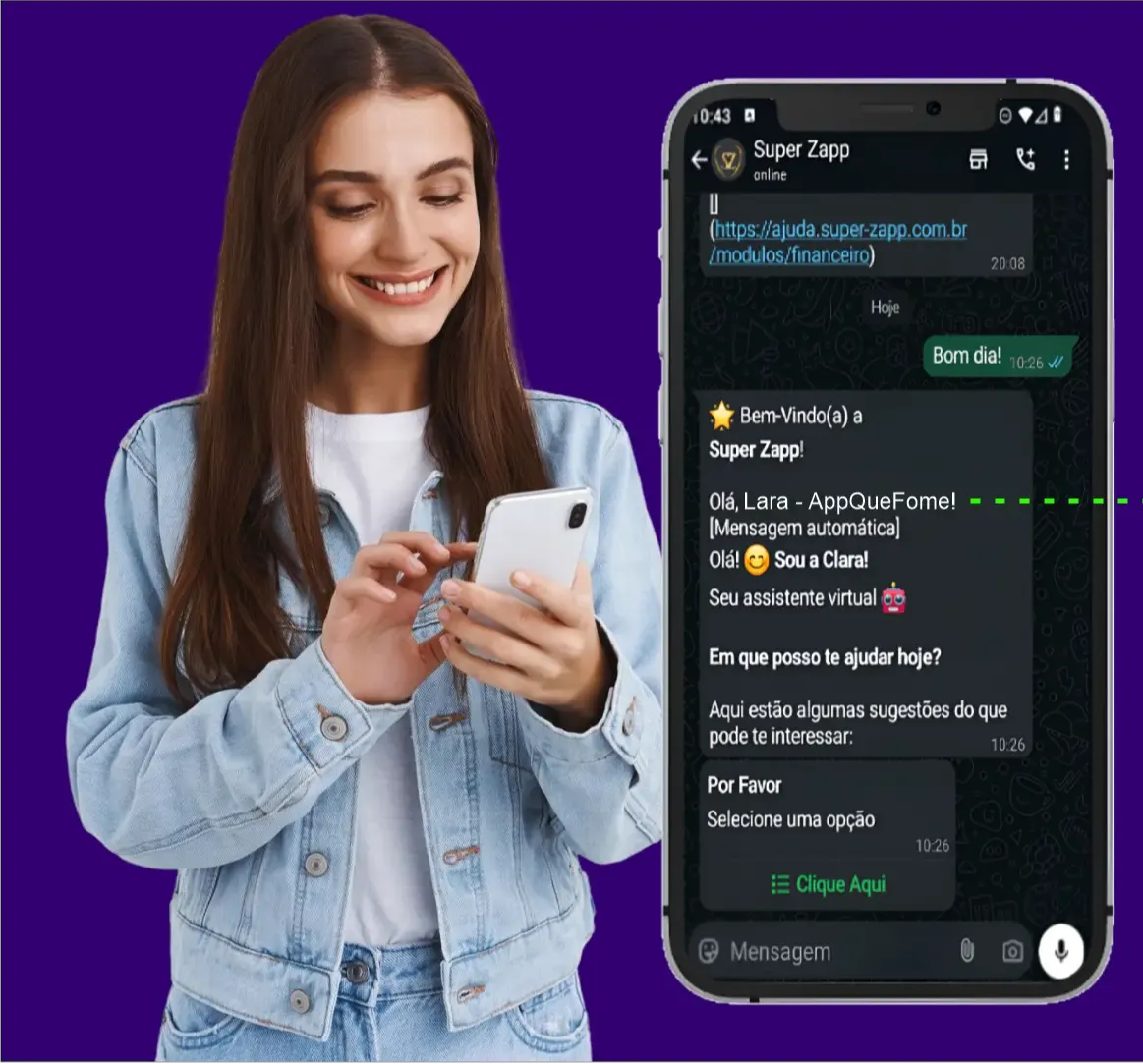 Chatbot para WhatsApp | Super Zapp